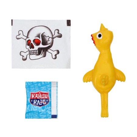 Caramel is explosive with a tattoo “Podkolists. Crazy Chiken »Assorted, 1 g-3