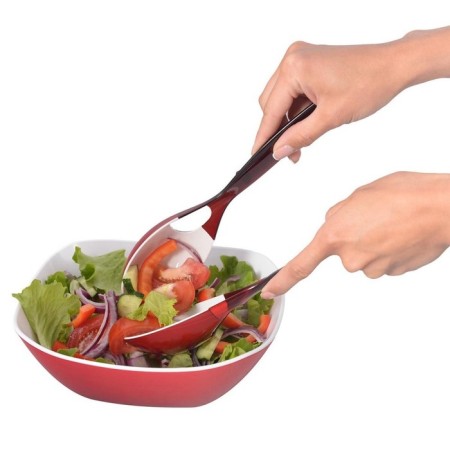 Spoon with a fork for salads "Duo", 26x6.5 cm, mix-5