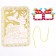 Set for creativity: EVA applique with crumbs and coloring + mask on the elastic band "Live"