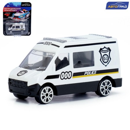 Metal car "Police transport", mix