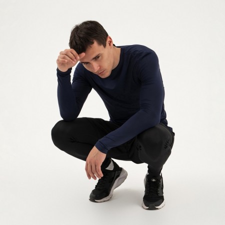Rashgard male with DL. sleeve, basic, size S (46), blue color-3