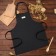 Apron Dolyana "Soul cuisine" Ts. Black 60x70cm, Rogozhka, 100% x/l