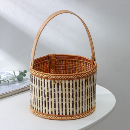 Basket for storage of the shares Nature, 18 × 18 × 12, bamboo