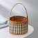Basket for storage of the shares Nature, 18 × 18 × 12, bamboo