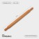 ADELICA rolling pin "for pros", with handles, 80 × 6 cm, beech