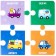 Soft puzzle for kids "Funny transport", 16 parts, crumb I