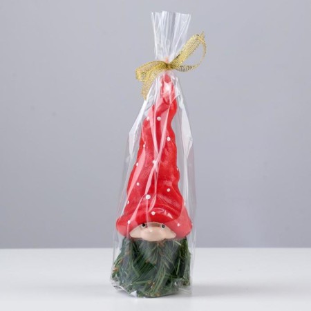Decorative candle "Forest Gnome", 14.5x7 cm-6