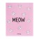 Notebook of 48 sheets in the Calligrata Meow cage, covered cartoon, OFSET block, mix