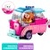 Constructor Pink Dream "Machine with a trailer", 116 parts