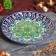 Largan Rishtan ceramics "Flowers", 31 cm, blue
