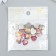 Decor for creativity Plastic "Scales wine color - heart" 1.2x1.2 cm