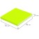 Block with a sticky edge of 76*76mm Brauberg 100l Besecles Electrostat, Yellow 115210