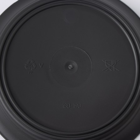 Pot for flowers with a prism palm, 1 l, graphite color-3