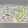 Sticker plastic interior color "owls on branches" 60x90 cm