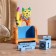 Wooden calendar "kitten" 7x4x10 cm mix (2 languages)