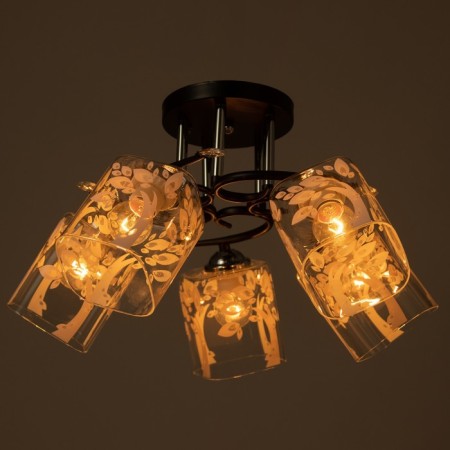ARISA chandelier 5he27 40W Black 58x58x27 cm Bayerlux-2