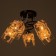ARISA chandelier 5he27 40W Black 58x58x27 cm Bayerlux