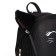 School textile backpack with ears on the hairpins "Cat", 27x23 cm, black color