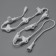 Razum for icicles 1: 9, white thread, 110 cm