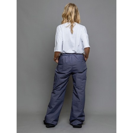 Insulated pants for children, height 152 cm, dark gray color-2
