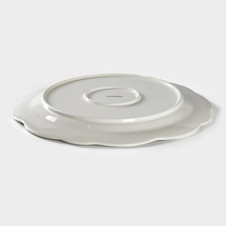 Porcelain “Etude” porcelain dish, d = 30 cm, white color-2