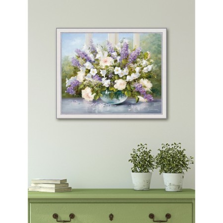 Reproduction of the picture "Spring Hello. No. 1 ”, 40x50, frame (45-a355)-2