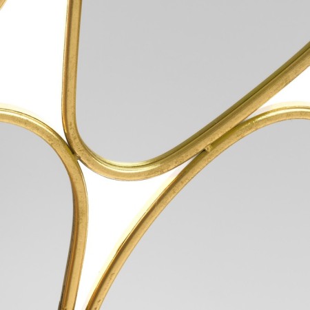 Decor Wall metal with a mirror "Geometry" gold 90.7x61x2.5 cm-2