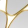 Decor Wall metal with a mirror "Geometry" gold 90.7x61x2.5 cm