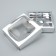 Box for sweets, confectionery packaging, 9 cells, “silver”, 14.7 x 14.7 x 3.5 cm