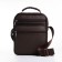 Male bag on lightning, long belt, brown color