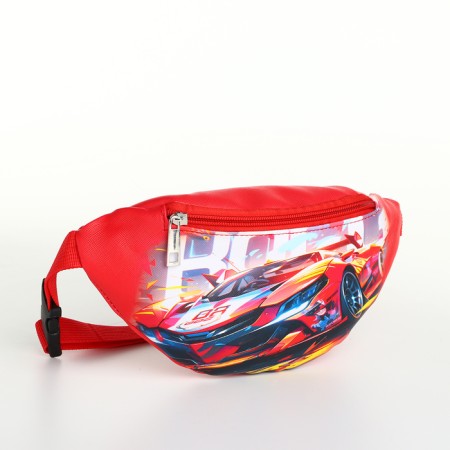 Board Belt children's on lightning, red color