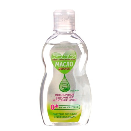 Body oil Bambolina with aloe vera extract, 250 ml