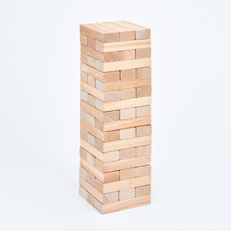 The falling tower of Jenga, 20.5 x 6.3 cm, 54 bar, bar 6.3 x 1.1 x 2.1 cm cm-1