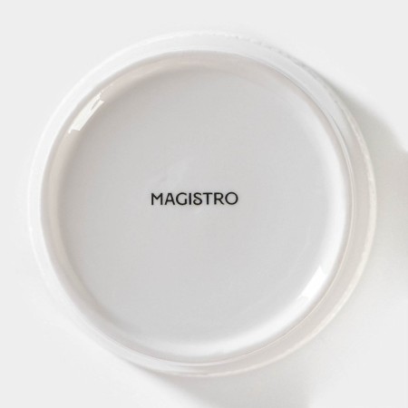 Porcelain Bank for bulk products with Magistro Crotone lid, 600 ml, white color-4