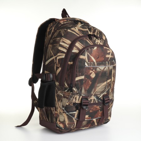 Tourist backpack, 2 lightning departments, 5 external pockets, ZFTS, Camouflage color