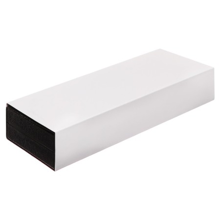 Gift handle, ballpoint, in the leatherette case, rotary, VIP case, black with silver inserts-5