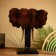 Souvenir "Elephant Head" on a stand, Albezia 60 cm