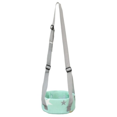Reins for children No. 1, mint stars, turquoise color