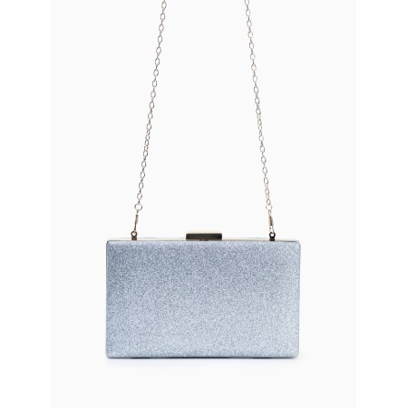 Female bag on farmar, silver color