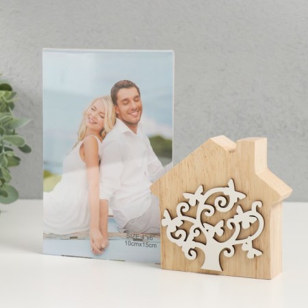 Photo frame tree 10x15 cm "Tree near the house" 18x3x15 cm-1