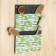Vertical wall -mounted suspended organizer on eyelets 3 departments, print Birch, Gray, 3