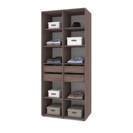 A set of two drawers Stone, 476x500x361 shimo dark-2