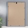 Photo frame plastic 25x35 cm, (plastic screen), blue with gold