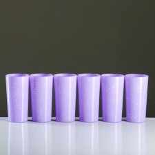 A set of glasses purple