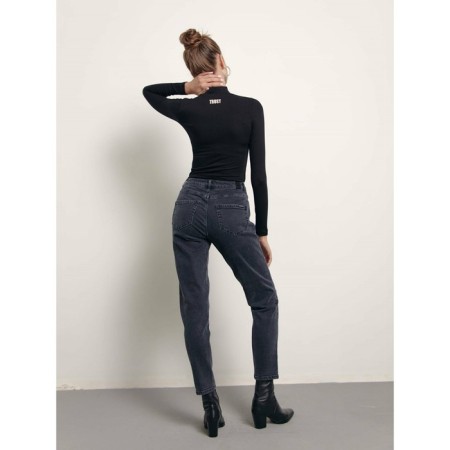 Women's jeans Conte Elegant Relaxed Mom, size 4XL, color Washed Black-1