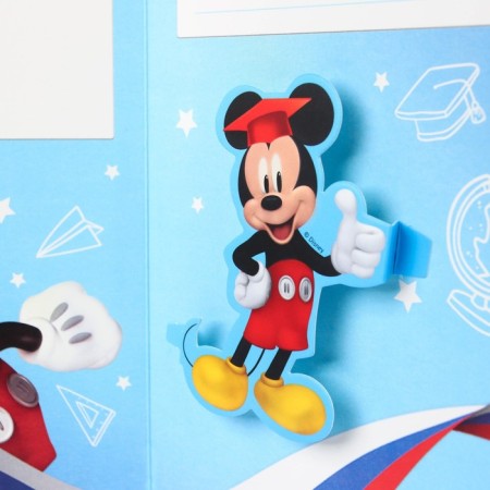 Set for graduation "Graduate of kindergarten", medal and diploma, Mickey Mouse-7