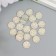Coboson round color white 10 mm