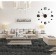 Wall-wall clocks for the kitchen, 3D "Coffee time", large, D-50 cm