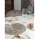 Serving napkin on the table "Hypnosis", d = 38 cm, color gold