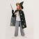 Carnival set "Lunar Witch", raincoat 70 cm, hat, gloves, wand